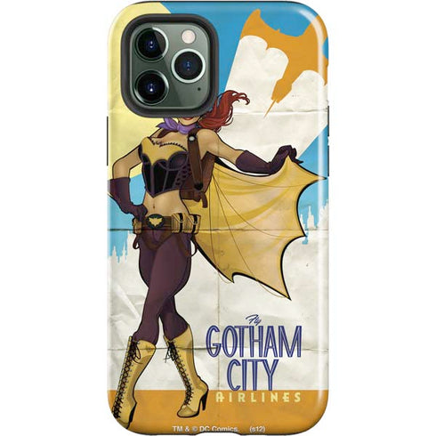 DC Comics Bombshells Batgirl- Fly Gotham City Airlines iPhone 12 Pro Max Impact Case