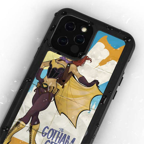 DC Comics Bombshells Batgirl- Fly Gotham City Airlines iPhone 12 Pro Waterproof Case