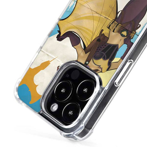 DC Comics Bombshells Batgirl- Fly Gotham City Airlines iPhone 13 Pro MagSafe Case