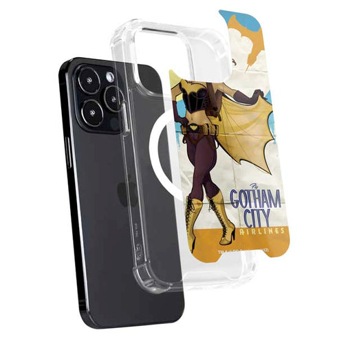 DC Comics Bombshells Batgirl- Fly Gotham City Airlines iPhone 13 Pro Max MagSafe Case