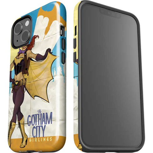 DC Comics Bombshells Batgirl- Fly Gotham City Airlines iPhone 15 Impact Case