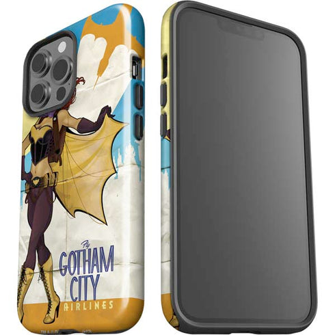 DC Comics Bombshells Batgirl- Fly Gotham City Airlines iPhone 15 Pro Max Impact Case