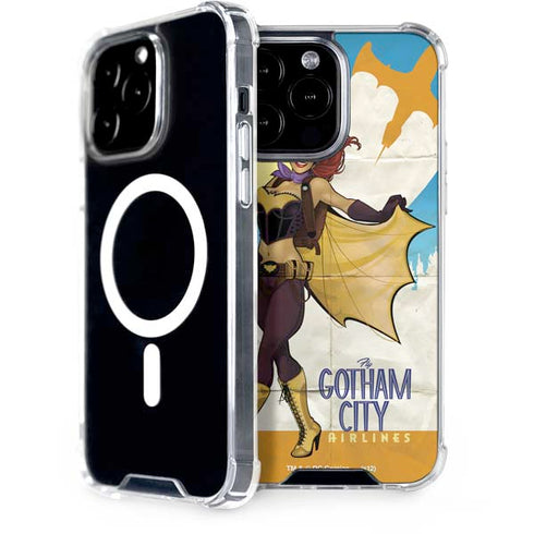 DC Comics Bombshells Batgirl- Fly Gotham City Airlines iPhone 15 Pro Max MagSafe Case