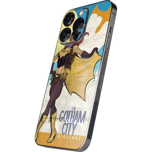 DC Comics Bombshells Batgirl- Fly Gotham City Airlines iPhone 14 Pro Max Skin