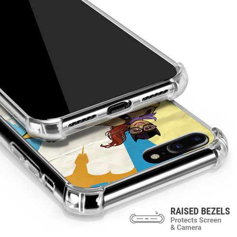 DC Comics Bombshells Batgirl- Fly Gotham City Airlines iPhone 7/8 Plus Clear Case