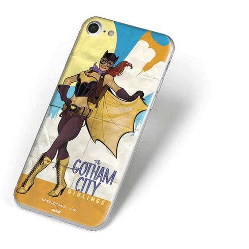 DC Comics Bombshells Batgirl- Fly Gotham City Airlines iPhone 8 Skin