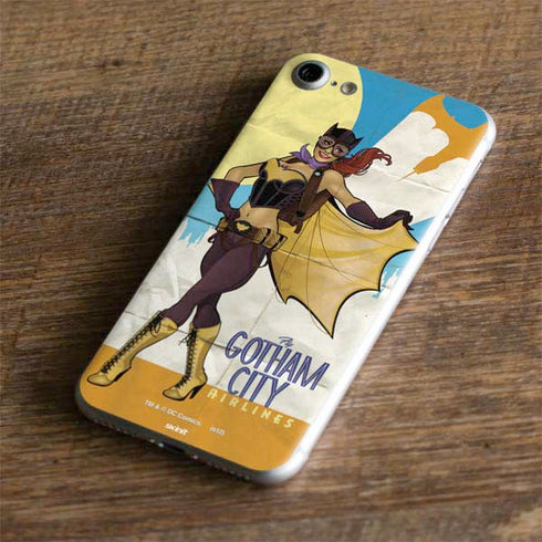DC Comics Bombshells Batgirl- Fly Gotham City Airlines iPhone 8 Skin