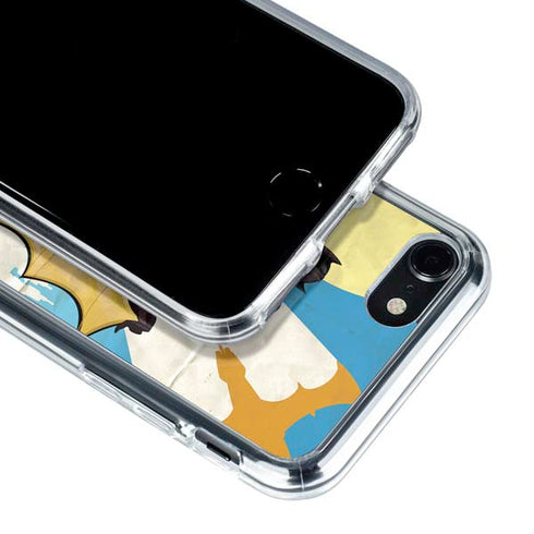 DC Comics Bombshells Batgirl- Fly Gotham City Airlines iPhone SE (2nd & 3rd Gen) Clear Case