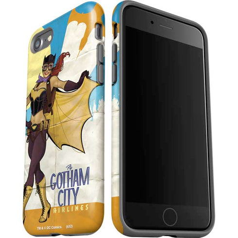 DC Comics Bombshells Batgirl- Fly Gotham City Airlines iPhone SE (2nd & 3rd Gen) Pro Case