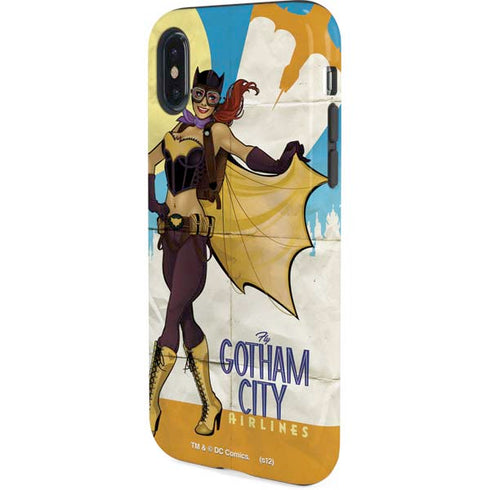 DC Comics Bombshells Batgirl- Fly Gotham City Airlines iPhone X Pro Case