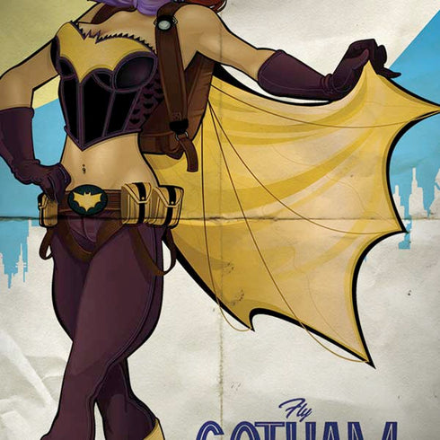 DC Comics Bombshells Batgirl- Fly Gotham City Airlines iPhone X Skin