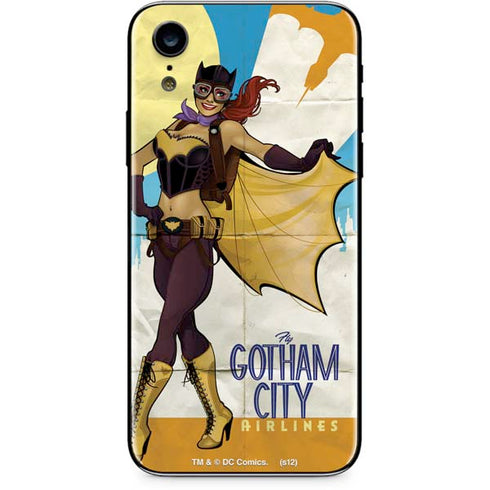 DC Comics Bombshells Batgirl- Fly Gotham City Airlines iPhone XR Skin