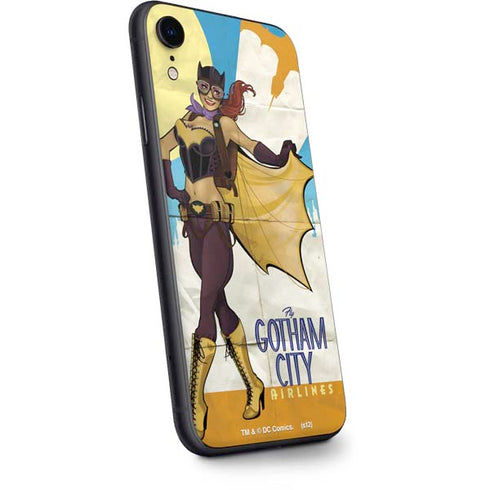 DC Comics Bombshells Batgirl- Fly Gotham City Airlines iPhone XR Skin