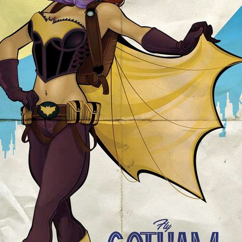 DC Comics Bombshells Batgirl- Fly Gotham City Airlines iPhone XR Skin