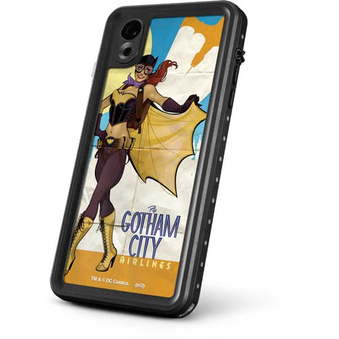 DC Comics Bombshells Batgirl- Fly Gotham City Airlines iPhone XR Waterproof Case