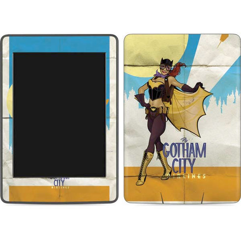 DC Comics Bombshells Batgirl- Fly Gotham City Airlines Amazon Kindle Skin