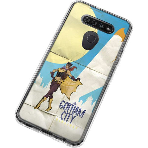 DC Comics Bombshells Batgirl- Fly Gotham City Airlines LG K51/Q51 Clear Case