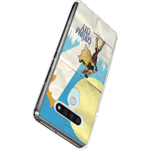 DC Comics Bombshells Batgirl- Fly Gotham City Airlines LG Stylo 6 Clear Case