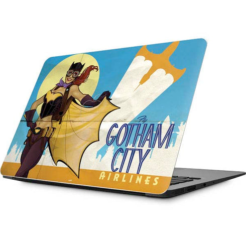 DC Comics Bombshells Batgirl- Fly Gotham City Airlines Apple MacBook Skin