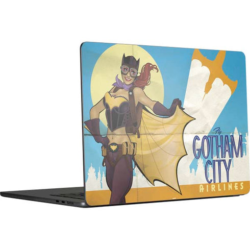 DC Comics Bombshells Batgirl- Fly Gotham City Airlines MacBook Air 15 in (2023) Skin
