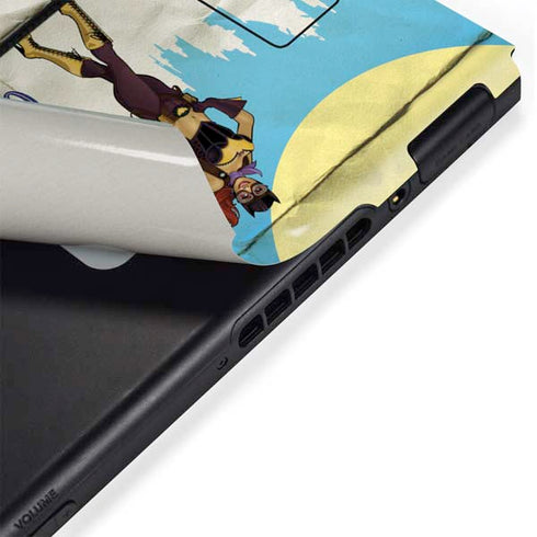 DC Comics Bombshells Batgirl- Fly Gotham City Airlines Nintendo Switch Bundle Skin
