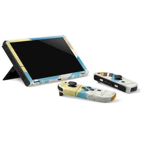 DC Comics Bombshells Batgirl- Fly Gotham City Airlines Nintendo Switch OLED (2021) Skin