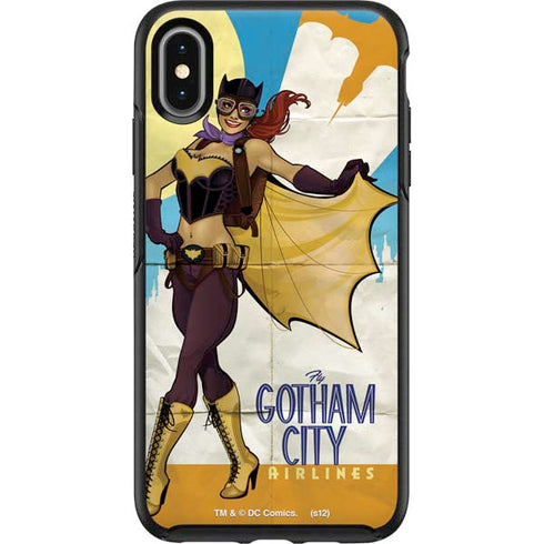 DC Comics Bombshells Batgirl- Fly Gotham City Airlines Otterbox Symmetry iPhone Skin