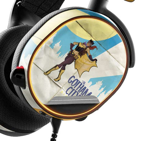DC Comics Bombshells Batgirl- Fly Gotham City Airlines SteelSeries Arctis 5 Skin