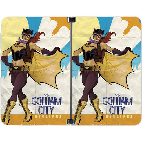 DC Comics Bombshells Batgirl- Fly Gotham City Airlines Surface Duo Skin