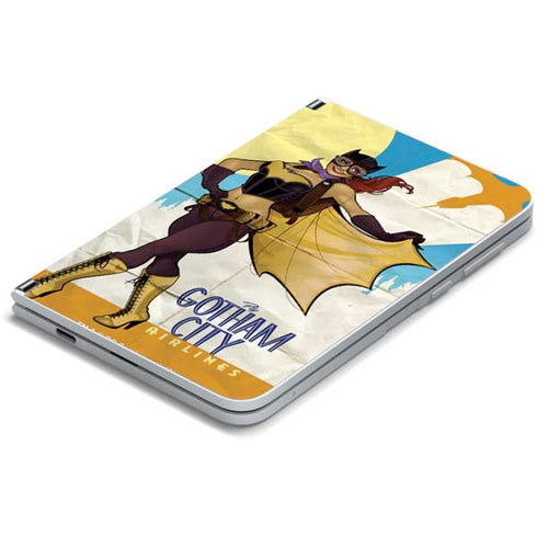 DC Comics Bombshells Batgirl- Fly Gotham City Airlines Surface Duo Skin
