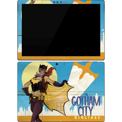 DC Comics Bombshells Batgirl- Fly Gotham City Airlines Surface Pro 7 Skin