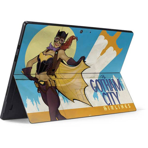 DC Comics Bombshells Batgirl- Fly Gotham City Airlines Surface Pro 7 Skin