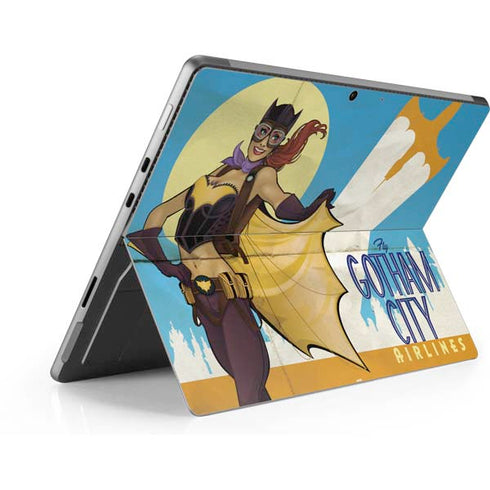 DC Comics Bombshells Batgirl- Fly Gotham City Airlines Surface Pro 8 Skin
