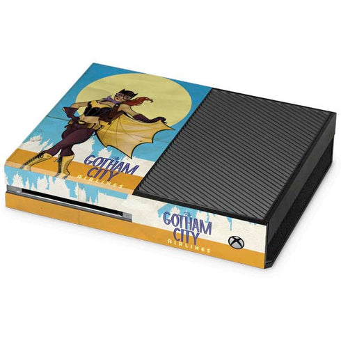 DC Comics Bombshells Batgirl- Fly Gotham City Airlines Xbox One Console Skin