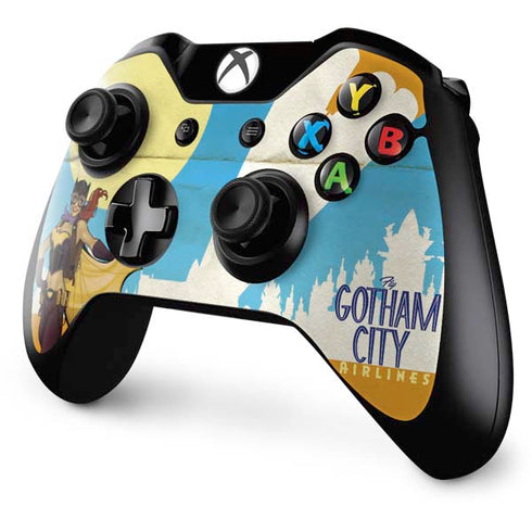 DC Comics Bombshells Batgirl- Fly Gotham City Airlines Xbox One Controller Skin