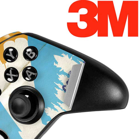 DC Comics Bombshells Batgirl- Fly Gotham City Airlines Xbox One Elite Controller Skin