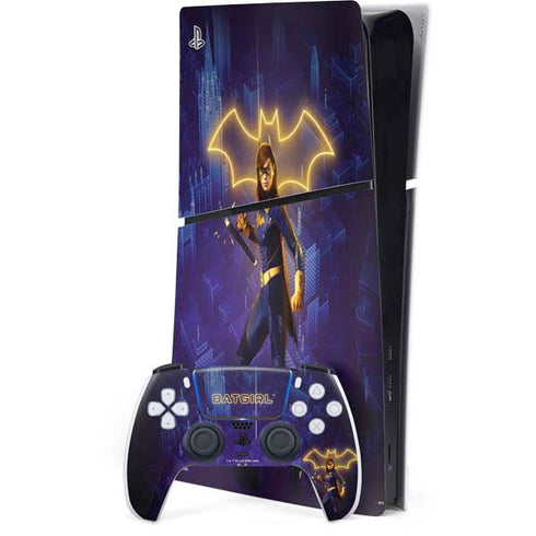 DC Comics Gotham Knights Batgirl PS5 Slim Digital Edition Console Skin