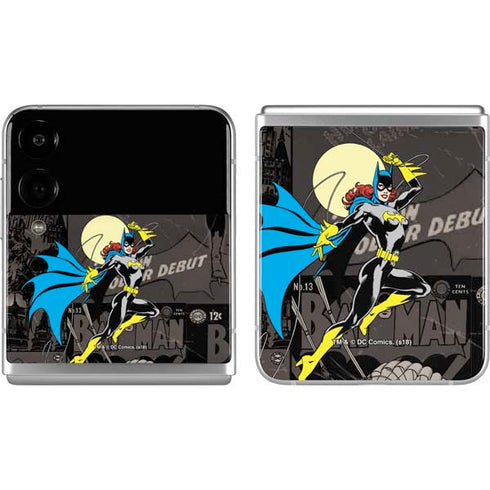 DC Comics Batgirl Classic Art Galaxy Z Flip4 5G Skin
