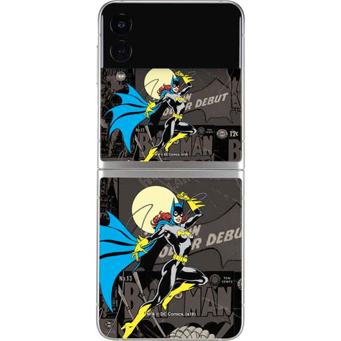 DC Comics Batgirl Classic Art Galaxy Z Flip4 5G Skin