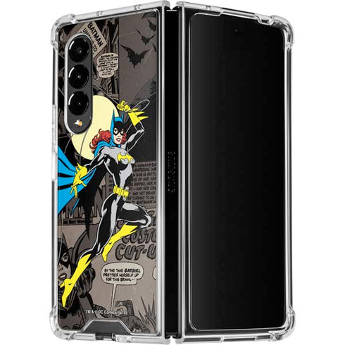 DC Comics Batgirl Classic Art Galaxy Z Fold4 5G Clear Case
