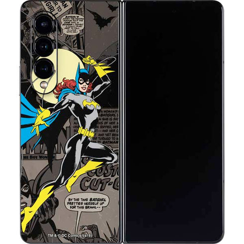 DC Comics Batgirl Classic Art Galaxy Z Fold4 5G Skin