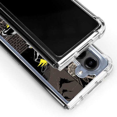 DC Comics Batgirl Classic Art Galaxy Z Fold5 5G Clear Case