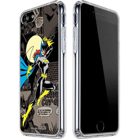 DC Comics Batgirl Classic Art iPhone SE (2nd & 3rd Gen) Clear Case