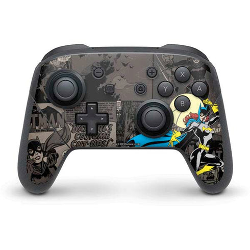 DC Comics Batgirl Classic Art Nintendo Switch Pro Controller Skin