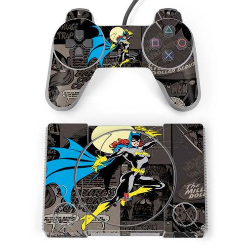DC Comics Batgirl Classic Art PlayStation Classic Bundle Skin