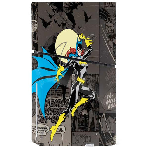 DC Comics Batgirl Classic Art PS5 Slim Disk Console Skin