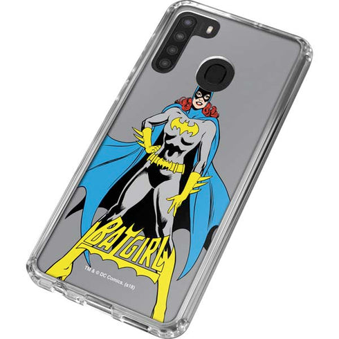 DC Comics Batgirl Classic Art Pose Galaxy A21 Clear Case