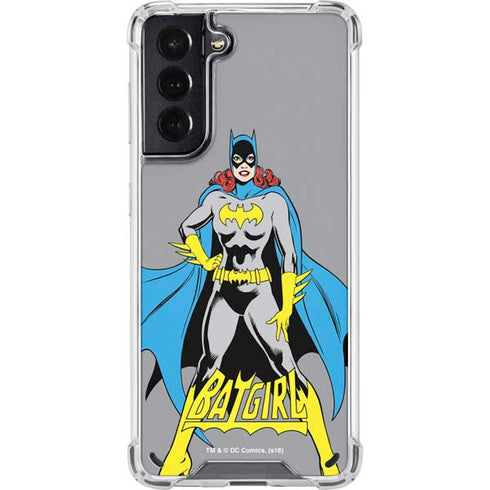 DC Comics Batgirl Classic Art Pose Galaxy S21 5G Clear Case