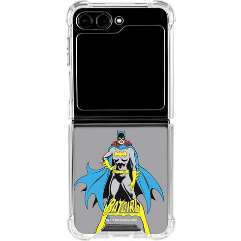 DC Comics Batgirl Classic Art Pose Galaxy Z Flip5 5G Clear Case