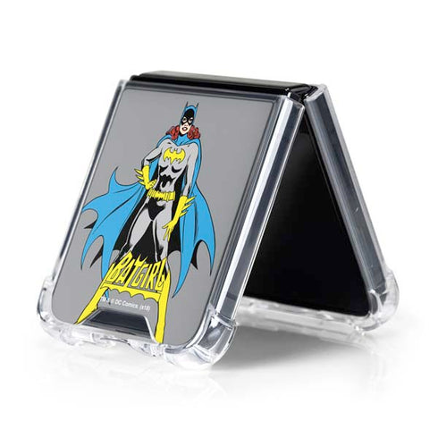 DC Comics Batgirl Classic Art Pose Galaxy Z Flip5 5G Clear Case